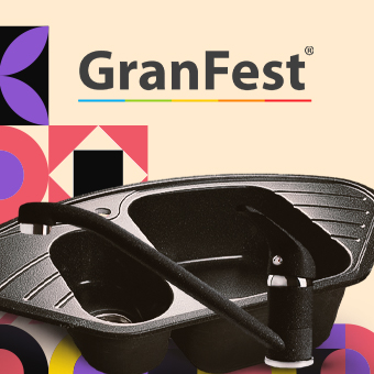 Купите мойку GranFest – получите скидку 20% на смеситель до 31.03
