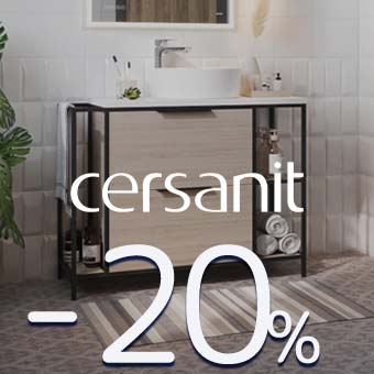 -20% на стильную тумбу с раковиной от Сersanit