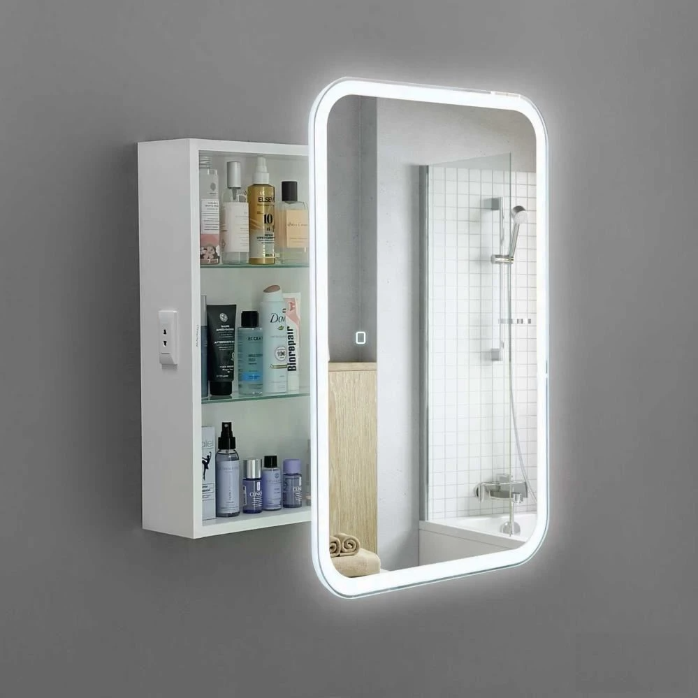 Зеркало-шкаф Alavann Cosmetic Light 50 поворотное зеркало с приближением L/R