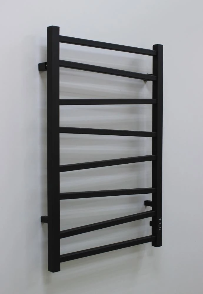 Электрический полотенцесушитель Grois Zigzag GR-103 П8 50*80 R черный матовый