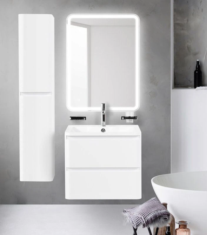 Комплект мебели BelBagno Albano 60 Bianco Lucido