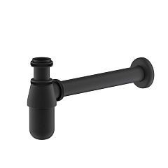 Сифон для раковины Timo 960/03L черный матовый Сифон для раковины Timo 960/03L черный матовый