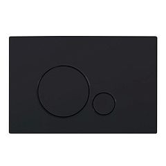 Кнопка смыва BelBagno Sfera BB017-SR-NERO.M черная матовая