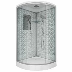 Душевая кабина Niagara Luxe NG-7702W 100х100х210 стенки белые