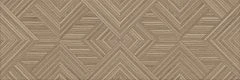 Керамическая плитка Kerama Marazzi Ламбро 14039R 40*120 коричневая матовая обрезная структура