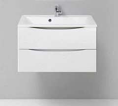 Тумба с раковиной BelBagno Marino-H60 80 Bianco Lucido (с раковиной BB800/450-LV-MR-AST)