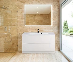 Комплект мебели BelBagno Marino 120 Bianco Lucido напольный