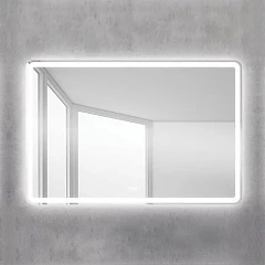 Зеркало BelBagno SPC-MAR-900-600-LED-TCH-WARM 90*60 с Led подсветкой сенсорный выключатель подогрев