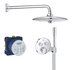 Душевой комплект Grohe Grohtherm SmartControl 34744000 с термостатом скрытый монтаж хром