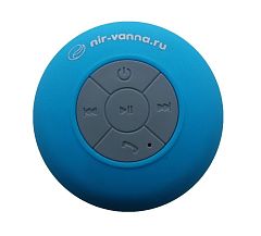 Водонепроницаемый динамик Bluetooth Nir-vanna голубой Водонепроницаемый динамик Bluetooth Nir-vanna голубой