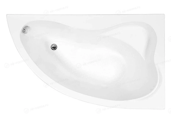 Акриловая ванна Aquanet Atlanta 150*90 R (комплект)