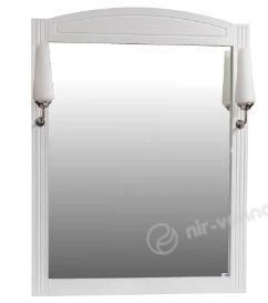 Зеркало М-классик Британика 70 белый глянец
