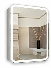 Зеркало-шкаф Silver Mirrors Фиджи flip 60 сенсорный выключатель с Led-подсветкой L/R