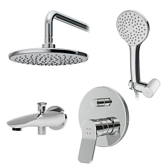 Душевой комплект AM.PM X-Joy FB85A10000 скрытый монтаж хром