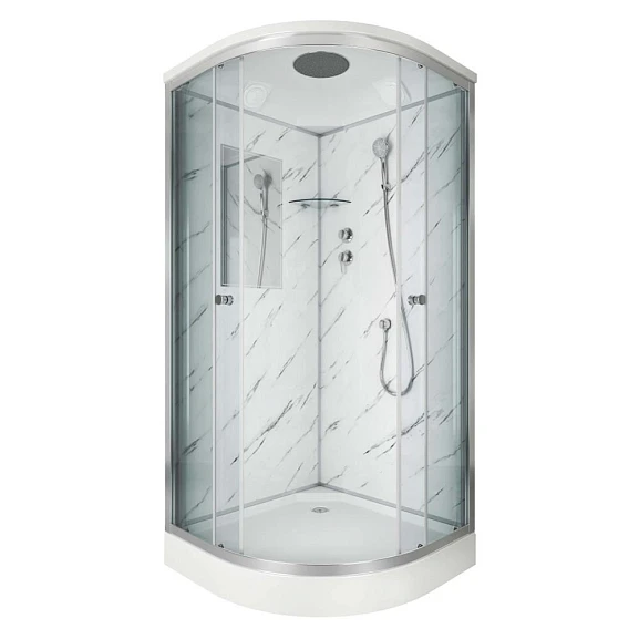 Душевая кабина Niagara Luxe NG-7701M 90х90х210 L/R стенки мрамор
