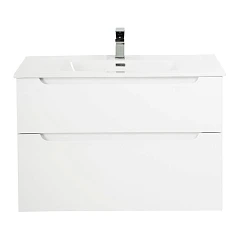 Тумба с раковиной BelBagno Etna-H60 80 Bianco Lucido (с матовой раковиной)