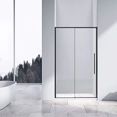 Душевая дверь в нишу Vincea Slim-N VDS-4SN120CLB, 1200*195 профиль черный матовый Душевая дверь в нишу Vincea Slim-N VDS-4SN120CLB, 1200*195 профиль черный матовый