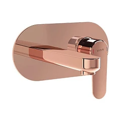 Внешняя часть смесителя Vitra Root Round A4272126EXP для раковины медь скрытый монтаж Внешняя часть смесителя Vitra Root Round A4272126EXP для раковины медь скрытый монтаж
