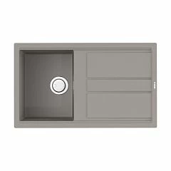 Кухонная мойка Omoikiri Kitagawa 86*51 Leningrad Grey с крылом