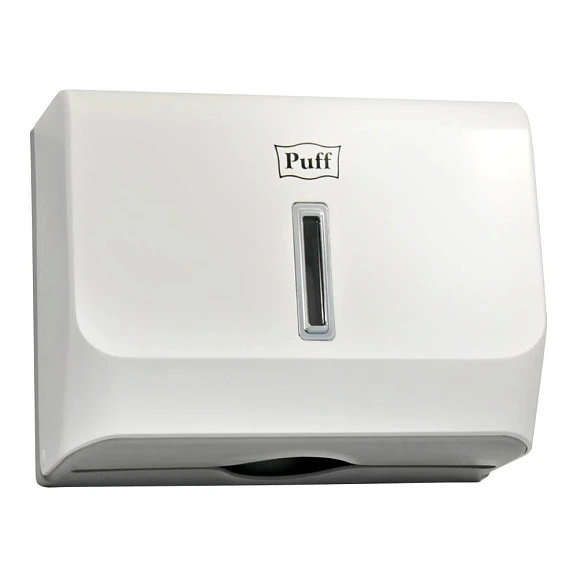 Диспенсер для бумажных полотенец Puff 5130 белый с ключом
