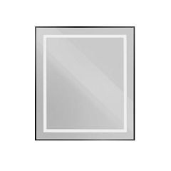 Зеркало BelBagno Kraft SPC-KRAFT-700-800-SENS-NERO 70*80 черное с Led-подсветкой