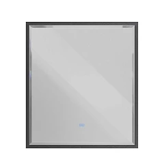 Зеркало Cezares Interni CZR-SPC-INT-1000-900-LED-TCH-WARM-TIT 100*90 с контурной подсветкой, сенсорным выключателем и подогревом титан