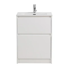 Тумба с раковиной BelBagno Kraft 39 50 напольная Bianco Opaco (раковина BB500/390ETL)