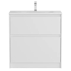 Тумба с раковиной BelBagno Kraft 39 80 напольная Bianco Opaco (раковина BB-8099-3-80)