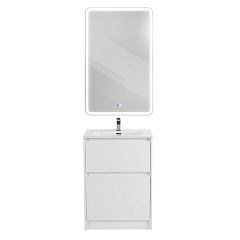 Комплект мебели BelBagno Kraft 39 50 напольный Bianco Opaco (раковина BB500/390ETL)