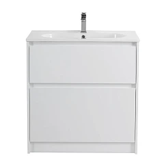 Тумба с раковиной BelBagno Kraft 80 напольная Bianco Opaco (раковина LOV-800-LVB)