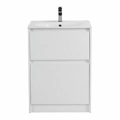 Тумба с раковиной BelBagno Kraft 60 напольная Bianco Opaco (раковина BB1923-600)