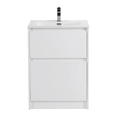 Тумба с раковиной BelBagno Kraft 60 напольная Bianco Opaco (раковина BB600ETL)