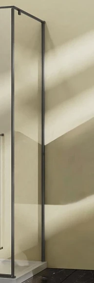 Душевая стенка боковая Vincea Slim-N VSG-5SN900CLGM 90*195 профиль вороненая сталь