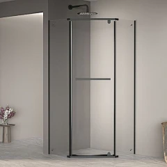 Душевой уголок RGW Passage PA-82-B 90*90*195 пятиугольный профиль черный матовый без поддона Душевой уголок RGW Passage PA-82-B 90*90*195 пятиугольный профиль черный матовый без поддона