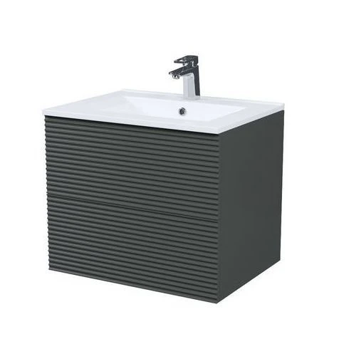 Тумба с раковиной Iddis Bild 60 темно-серая