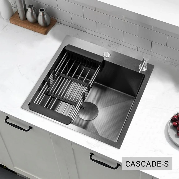 Кухонная мойка Esbano Cascade ESMKCASCS 50*50 многофункциональная оружейная сталь