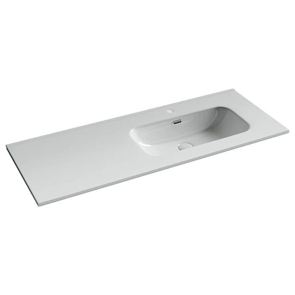 Встраиваемая раковина Ceramicanova Element 121*46,5 R с отверстием под смеситель