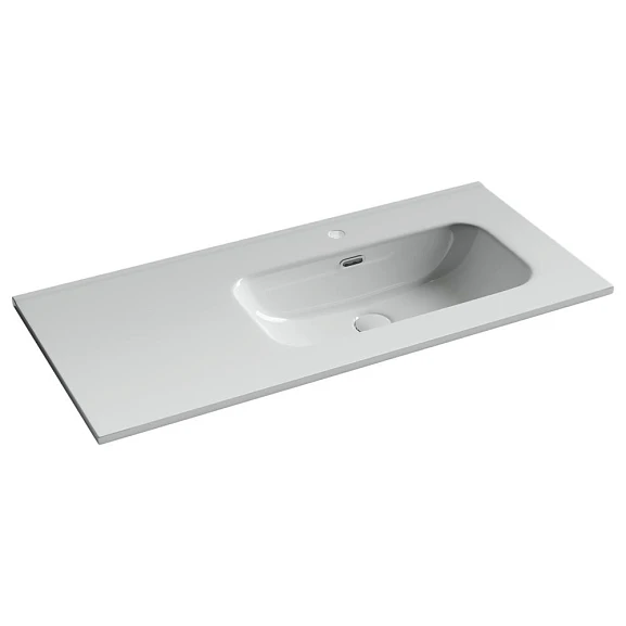 Встраиваемая раковина Ceramicanova Element 101*46,5 R с отверстием под смеситель