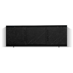 Фронтальная панель Alavann Alt Black 180 раздвижная (купе) черный мрамор