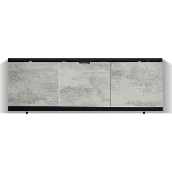 Фронтальная панель Alavann Rita Black 160 серый бетон