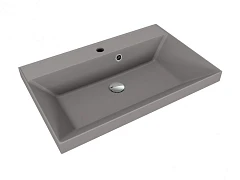 Мебельная раковина Style Line Asti 70*45 серый шелк (приобретается в комплекте с тумбой)