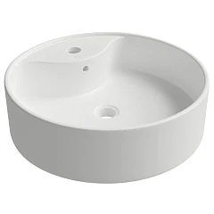 Накладная раковина Aqueduto Espiral ESP0610 46*46 с отверстием под смеситель белый глянец Накладная раковина Aqueduto Espiral ESP0610 46*46 с отверстием под смеситель белый глянец
