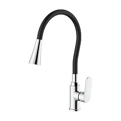 Смеситель Splenka S41.43 для кухни с гибким изливом хром Смеситель Splenka S41.43 для кухни с гибким изливом хром