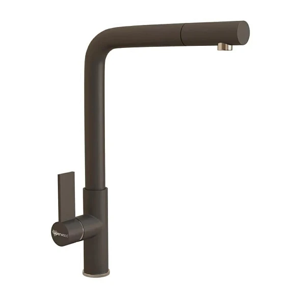 Смеситель Uperwood UPD-006-01 для кухни черный/хром