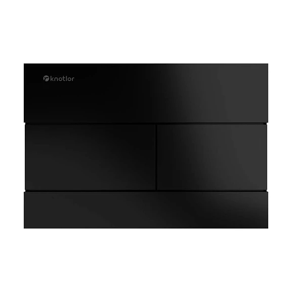 Клавиша смыва Knotlor Vitality BIS103BL черная матовая
