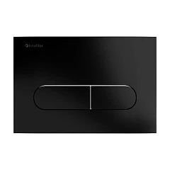 Клавиша смыва Knotlor Fusion BIS101BL черная матовая Клавиша смыва Knotlor Fusion BIS101BL черная матовая