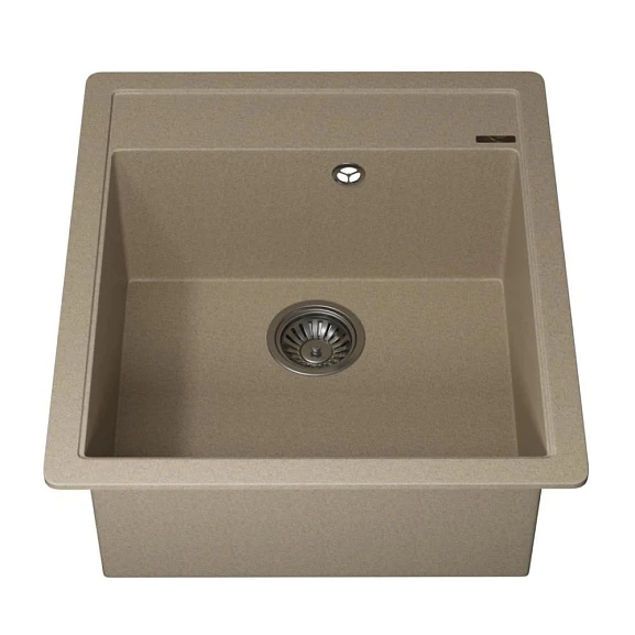 Кухонная мойка Uperwood Quartz UPD-07 46х51 бежевая матовая