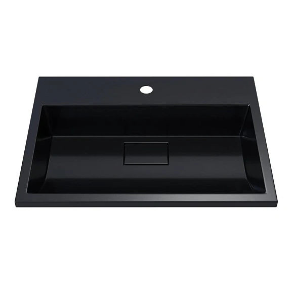 Мебельная раковина Uperwood Barsa 60 черная (приобретается в комплекте с тумбой)