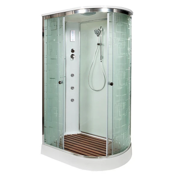 Душевая кабина AvaCan EM1512 120х80х220 L с гидромассажем и электрикой