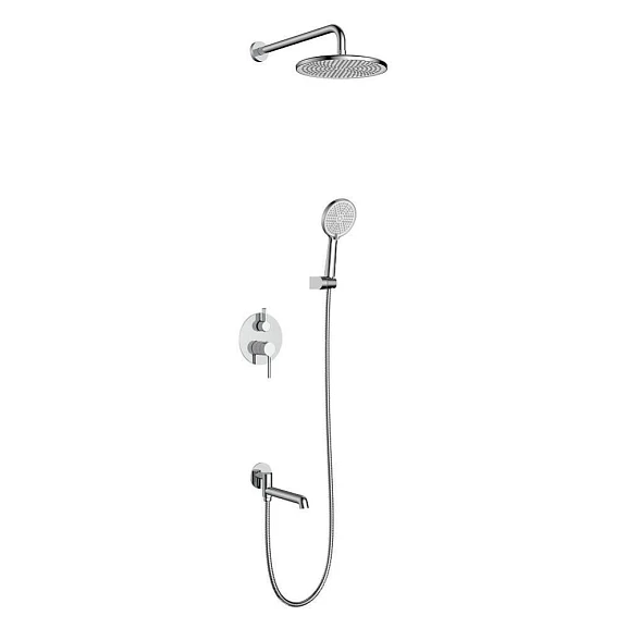 Душевой комплект Raglo R20.27 с изливом скрытый монтаж хром